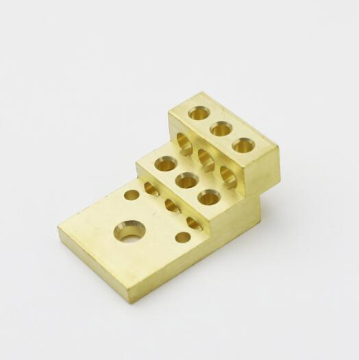 Factory Supply Rectangular Brass Terminal Strips with 2-24 Holes Configuration