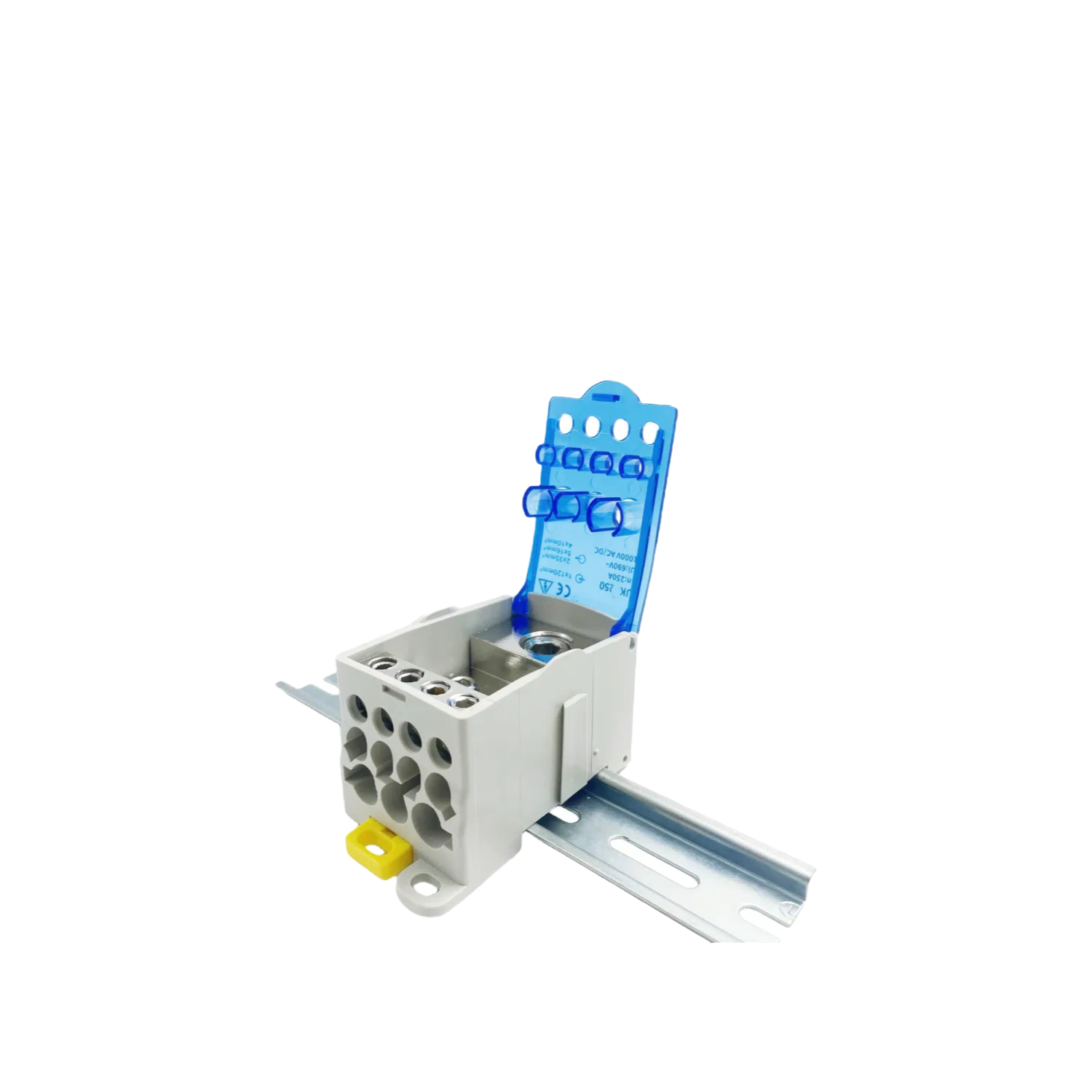 Customizable Copper Galvanized Terminal Block Distribution Box for Electrical Cabinets