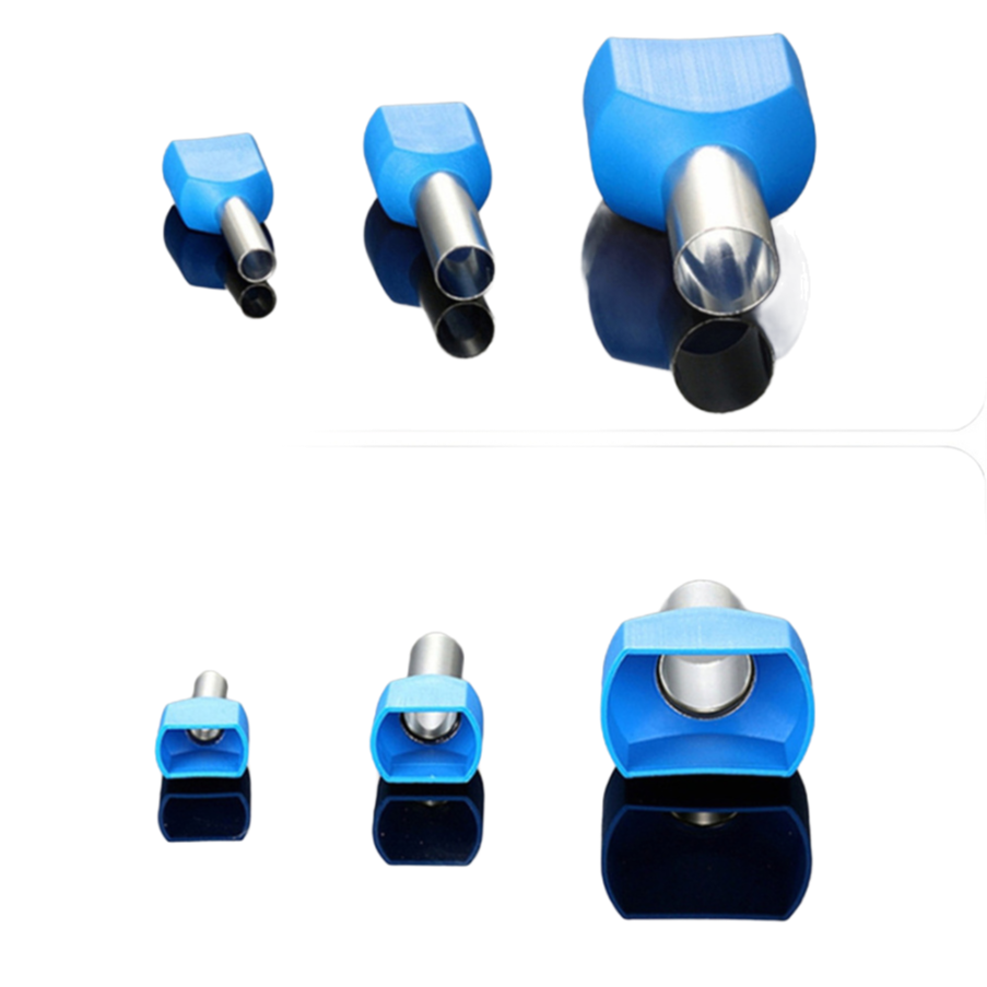 High Temperature Insulated Twin Cord End Terminal Copper Material 300V Max Voltage for Electrical Applications