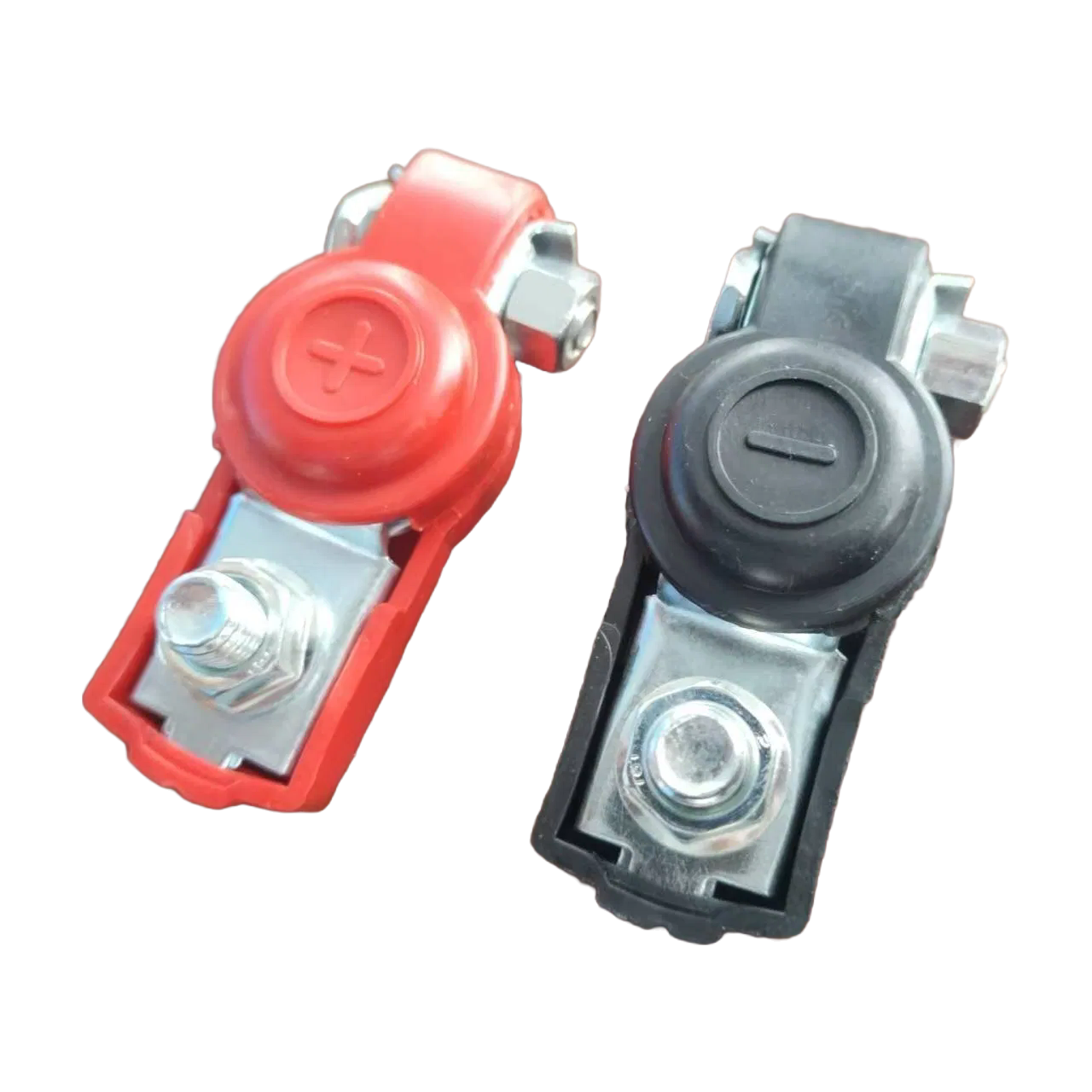 Customizable Copper Battery Terminal Clips with Tin Plating for Wire Connections