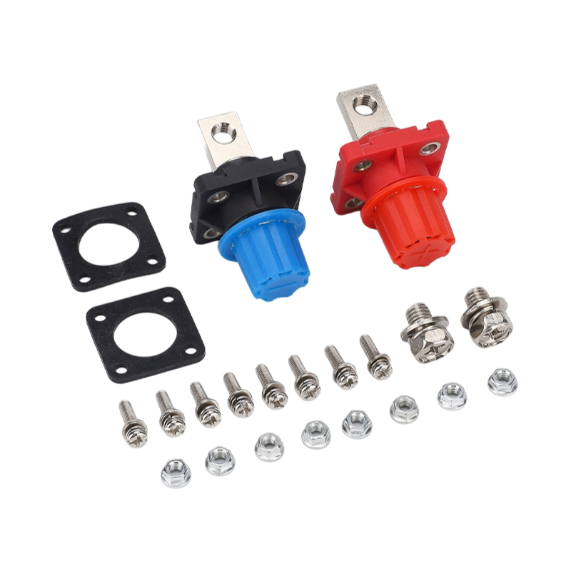 Durable 250A Terminal Block with Silver Plated Contacts for Battery Applications
