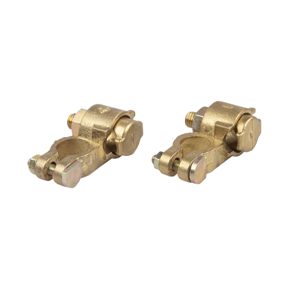Customizable U-Shaped Brass Battery Terminal Connectors for Automotive Electrical Transmission