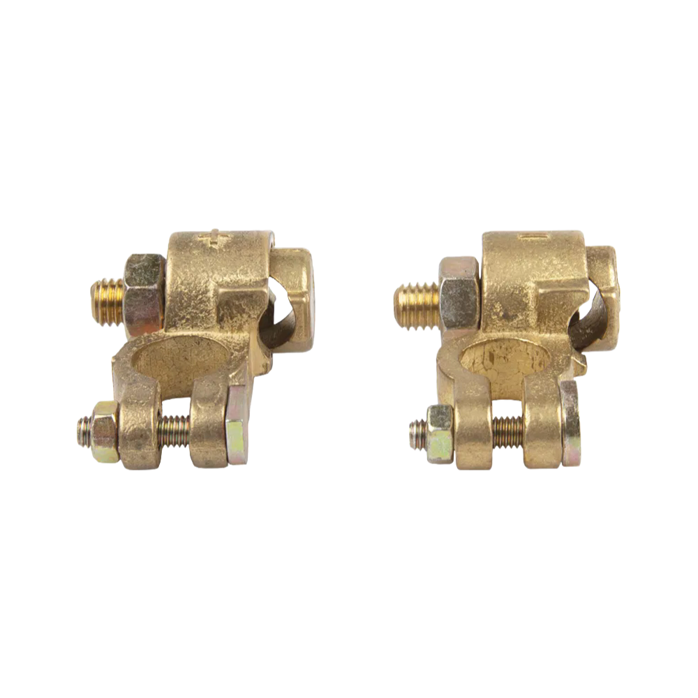 Customizable U-Shaped Brass Battery Terminal Connectors for Automotive Electrical Transmission