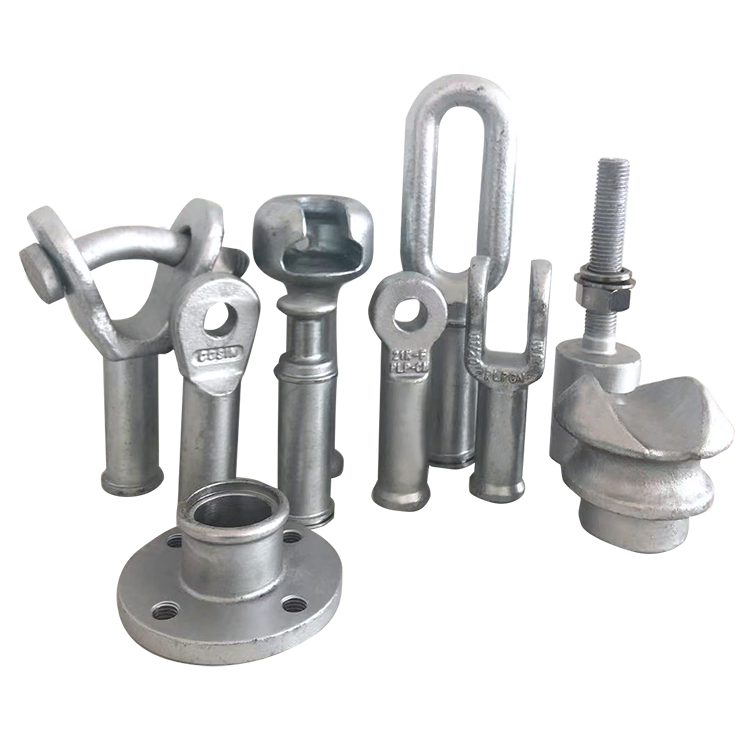 High Voltage Composite Insulator with Hot Dipped Galvanized Steel Fittings for Power Transmission