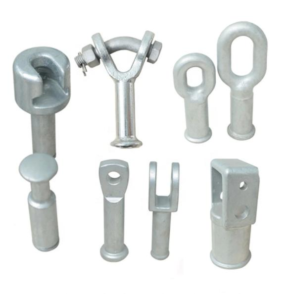 High Voltage Composite Insulator with Hot Dipped Galvanized Steel Fittings for Power Transmission