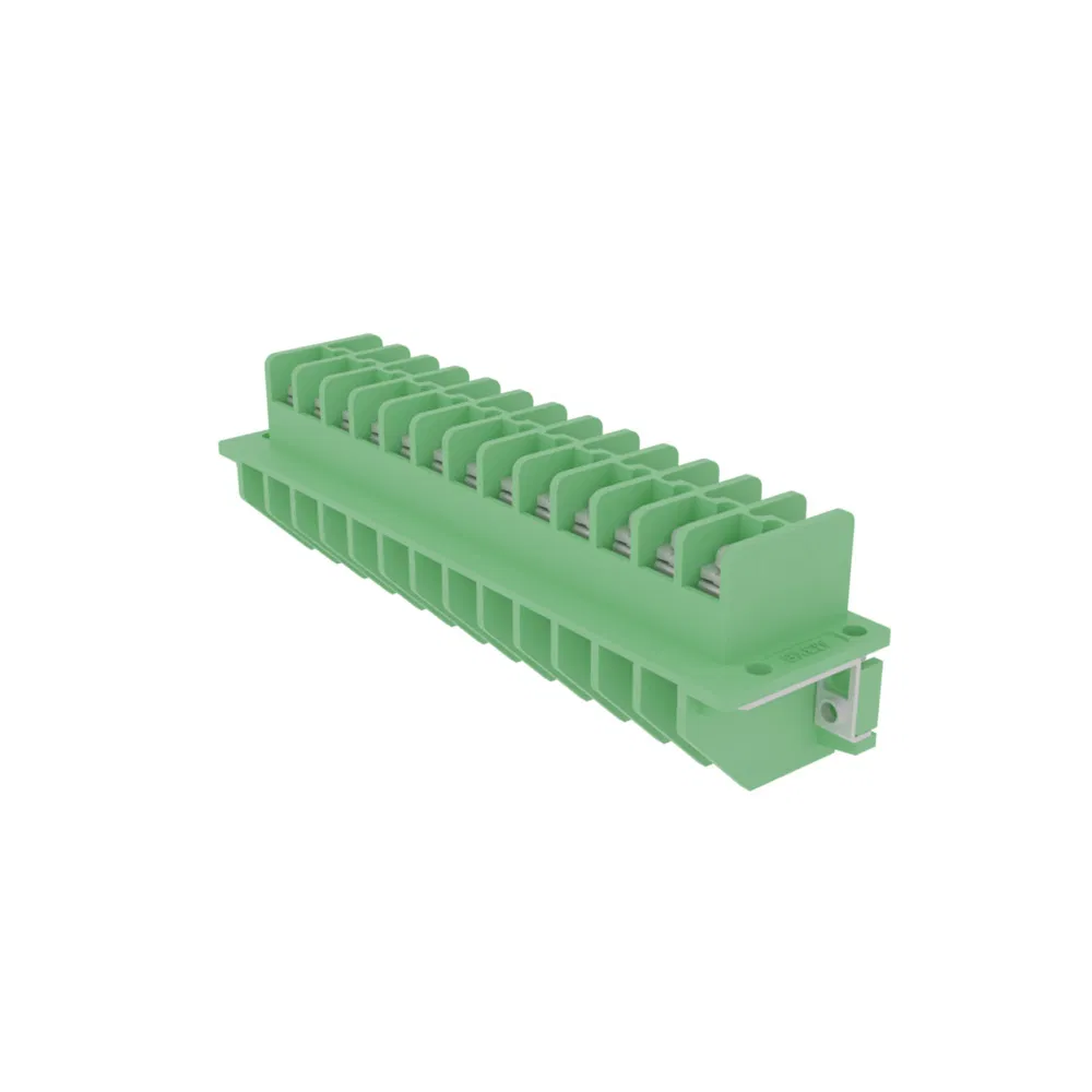 Customizable PCB Terminal Blocks TD2.5-8.2 with 8.2mm Pitch and V0 Flame Rating