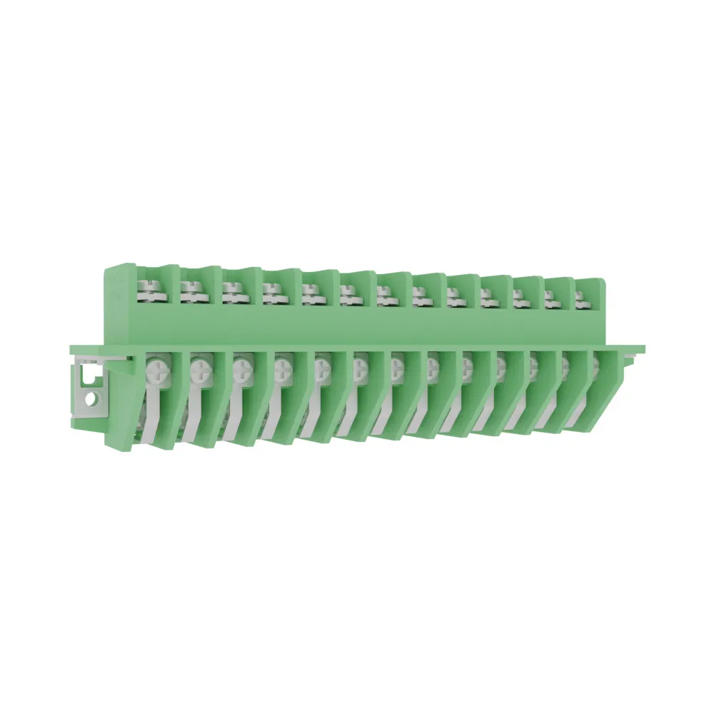 Customizable PCB Terminal Blocks TD2.5-8.2 with 8.2mm Pitch and V0 Flame Rating