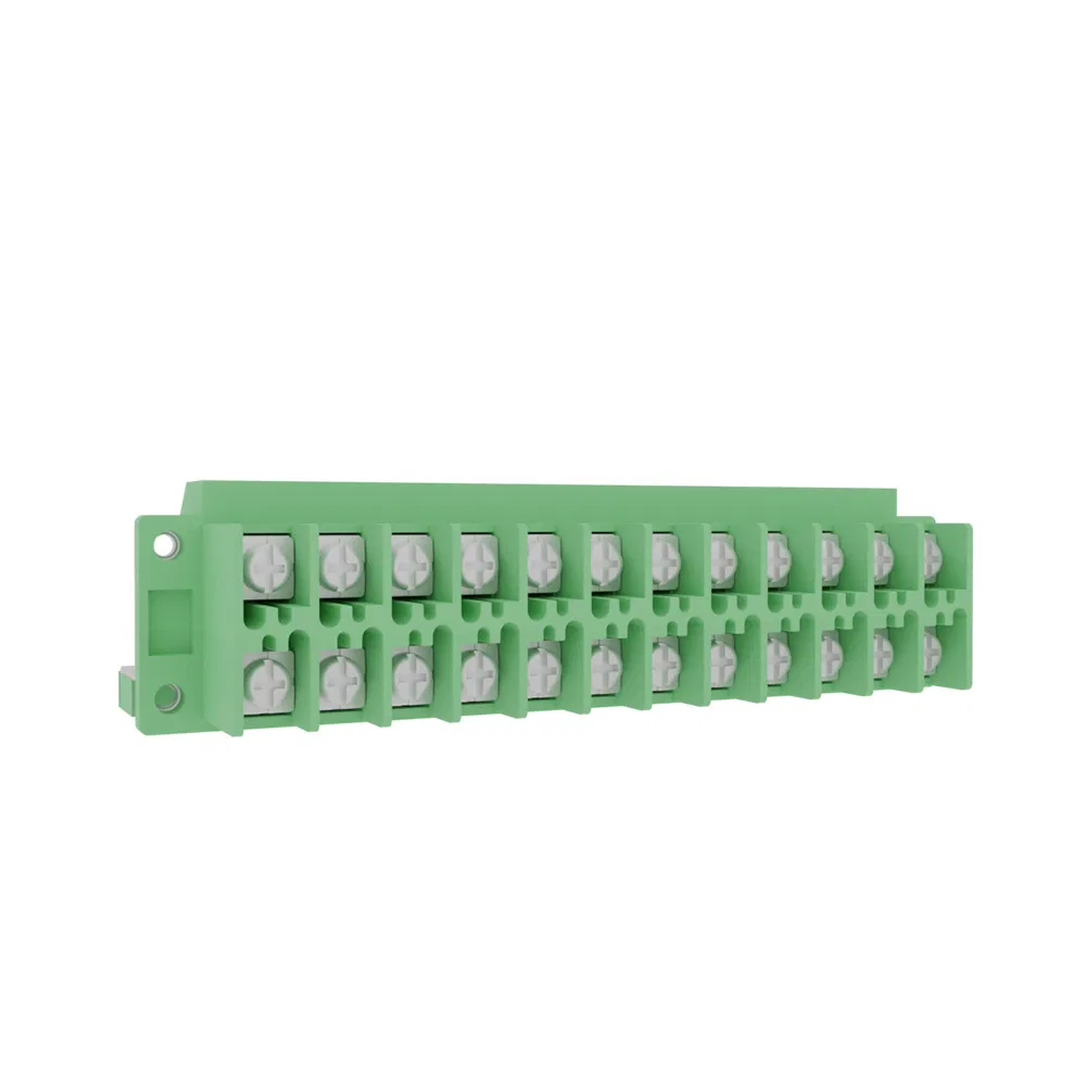 Customizable PCB Terminal Blocks TD2.5-8.2 with 8.2mm Pitch and V0 Flame Rating