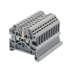 Flame Retardant Nylon PA66 Push-In Terminal Blocks with Brass Conductor and Stainless Steel Spring