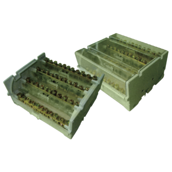 Factory Direct Supply PA66 Plastic Shell Terminal Blocks with Brass Screws for Industrial Use