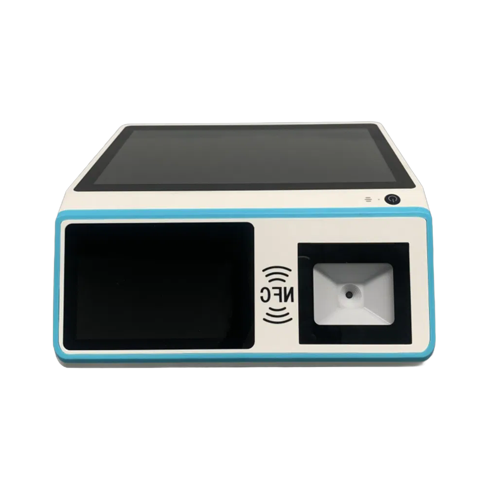 Customizable 10 Inch Desktop POS Machine with Built-in Printer and Barcode Scanner for Business Applications