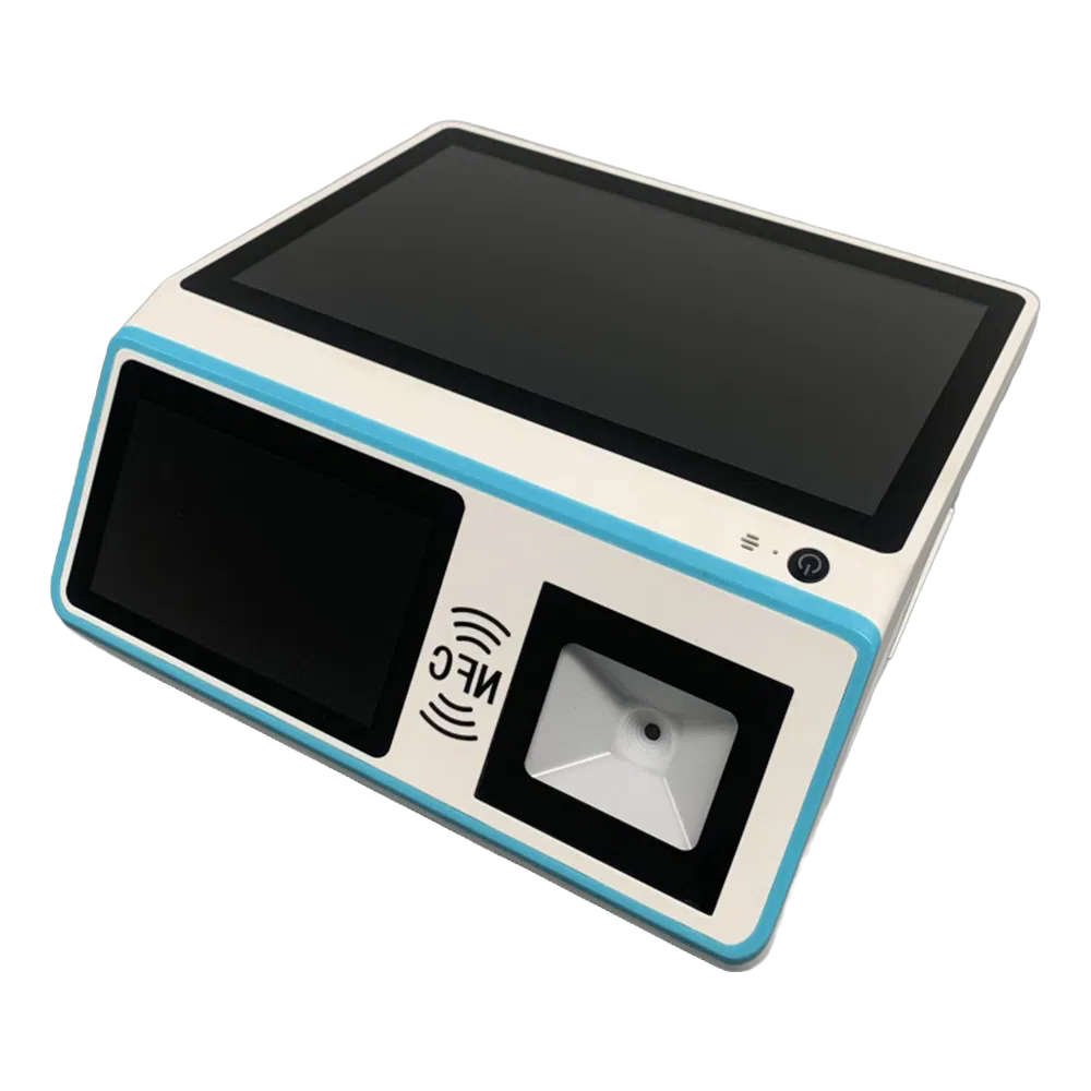 Customizable 10 Inch Desktop POS Machine with Built-in Printer and Barcode Scanner for Business Applications