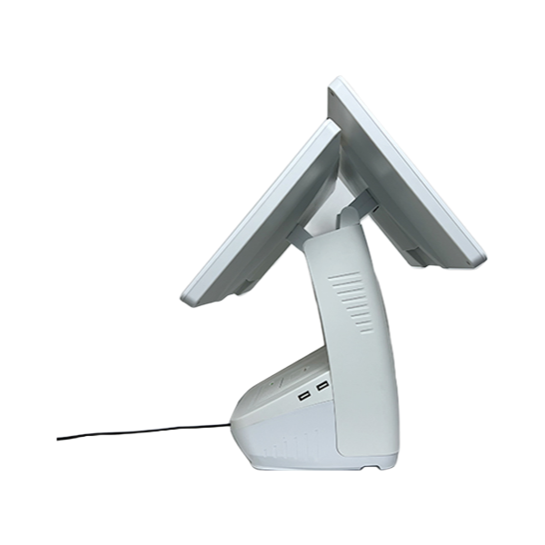 DP02 15.6 Inch Windows POS System with Dual Screen and 80mm/s Thermal Printer for Retail Stores