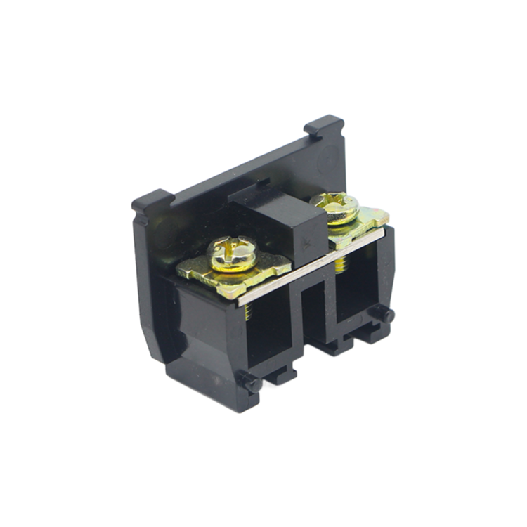 Rectangle Terminal Block Connector 9x42x33mm Black PC Material for Electrical Applications