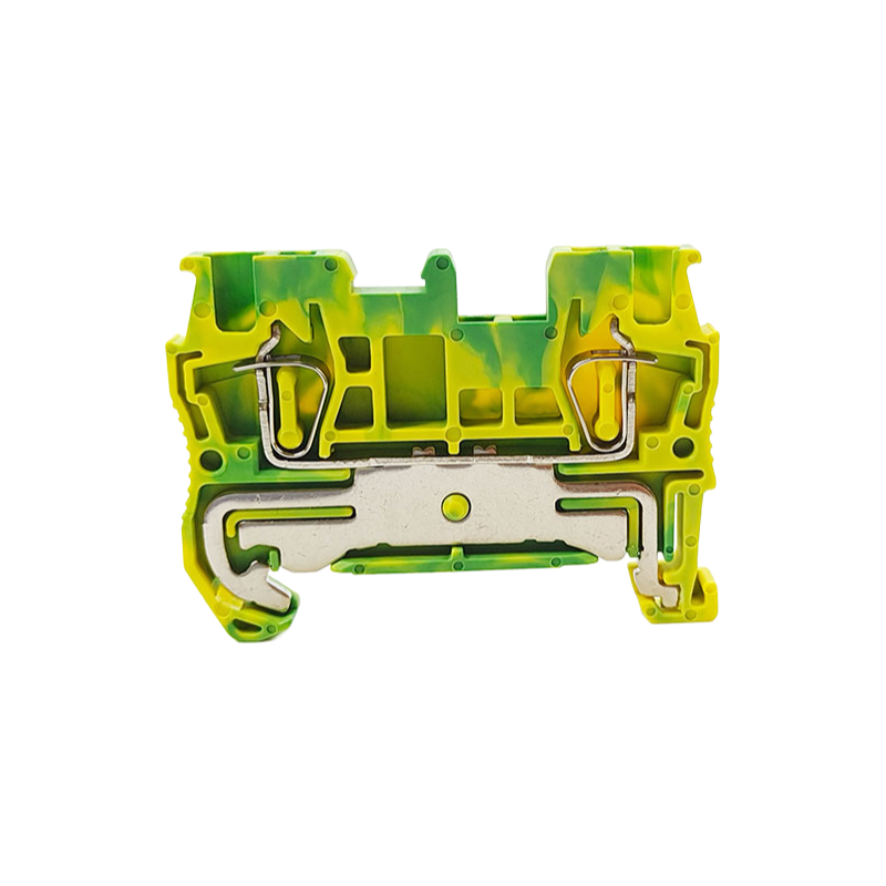 Push-In Connection Terminal Blocks for Solid Conductors with Ferrules Tool-Free Wiring