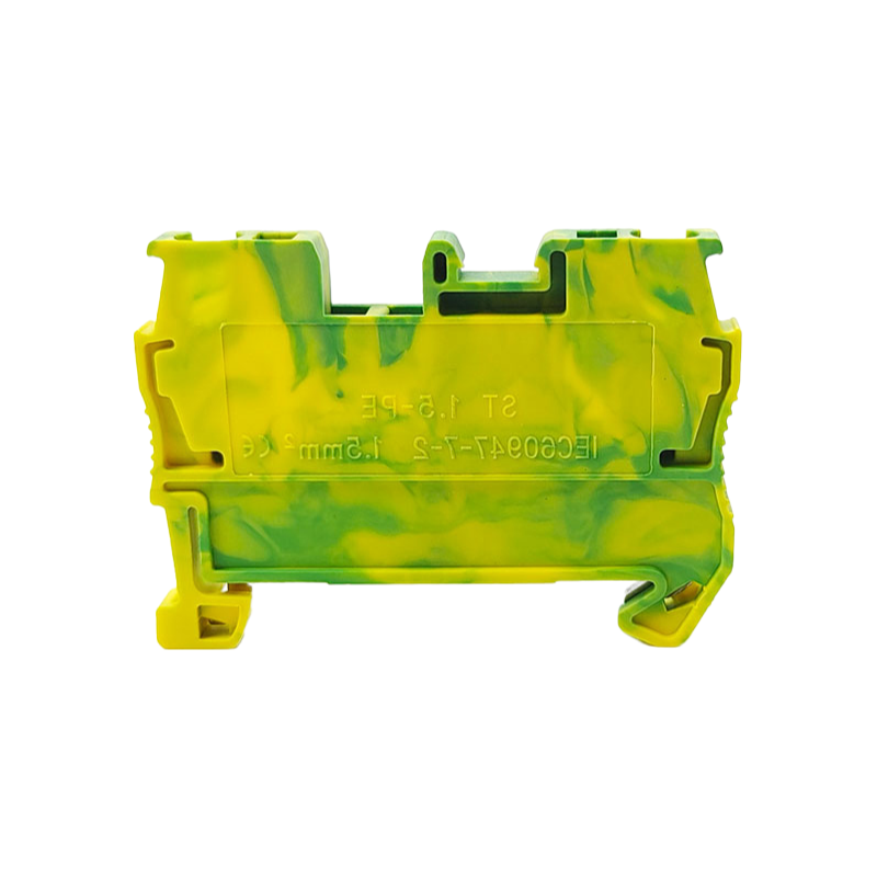 Push-In Connection Terminal Blocks for Solid Conductors with Ferrules Tool-Free Wiring