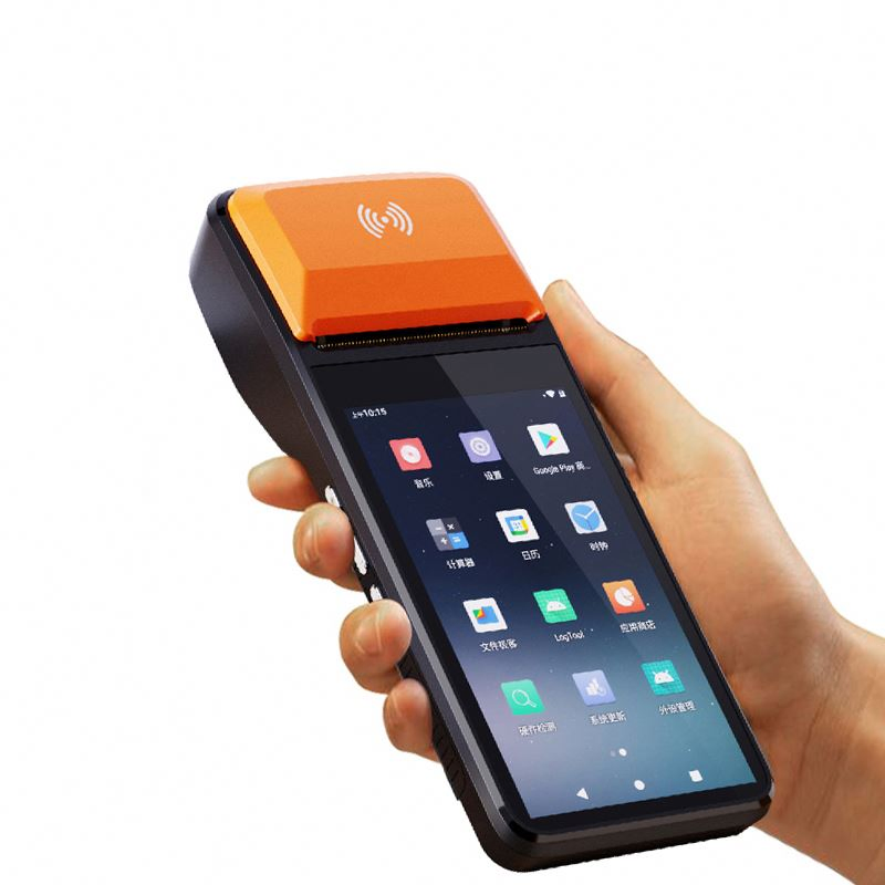 Bulk Order Handheld POS Device with 1D Barcode Scanner and 2500mAh Battery