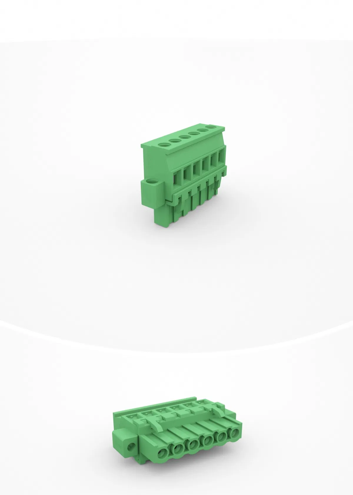 High Temperature Resistant Pluggable Terminal Block PGF-508R with 5.08mm Pitch