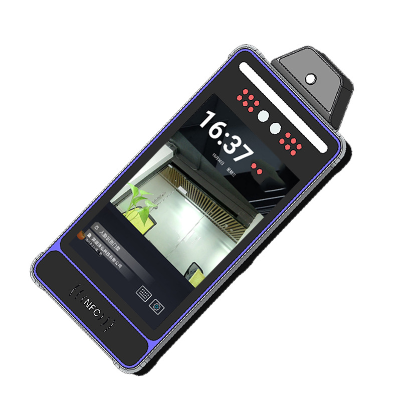 Industrial Grade Face Recognition & Temperature Screening Device with 4G Connectivity
