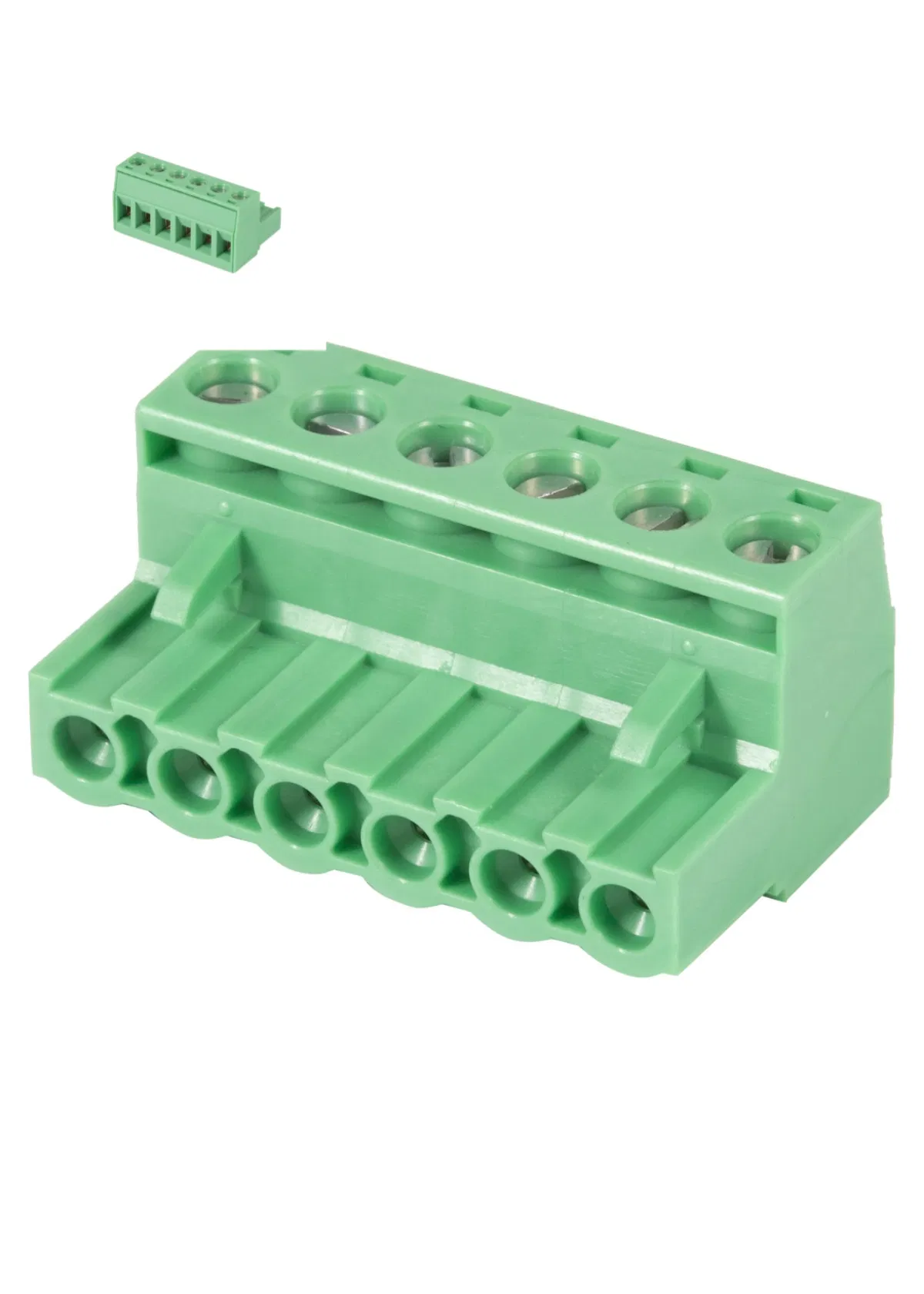 High Temperature Resistant Pluggable Terminal Block PG-508 with V0 Flame Rating
