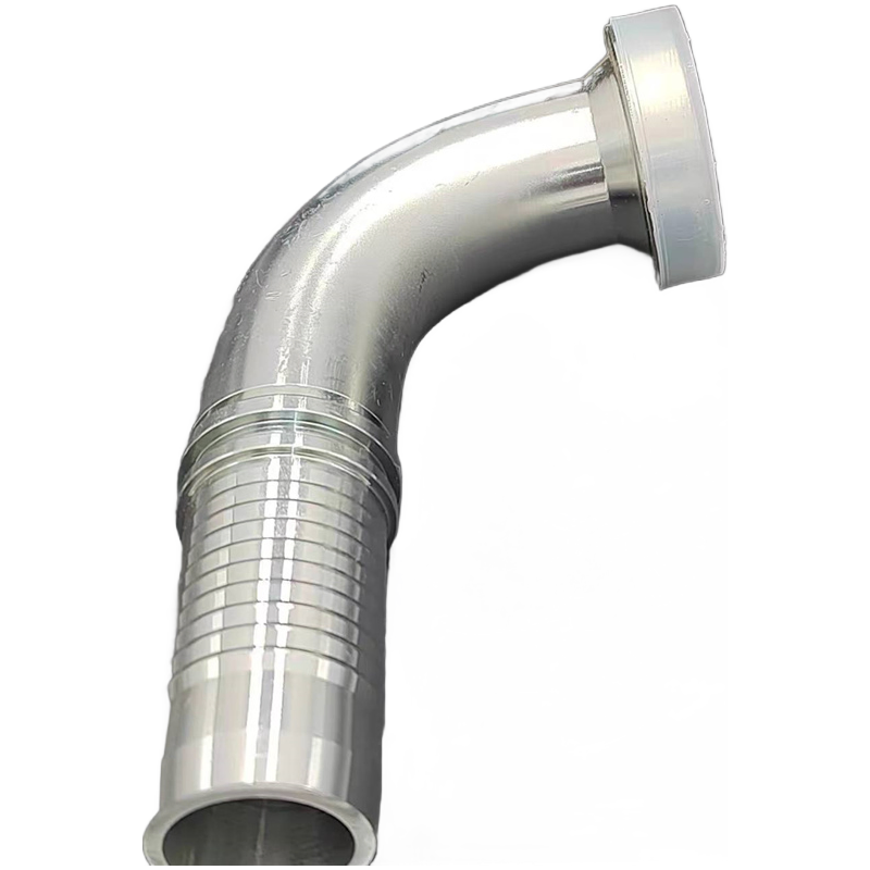 90 Degree Elbow 6000 PSI Flange Terminal Hydraulic Hose Fittings for High Pressure Applications
