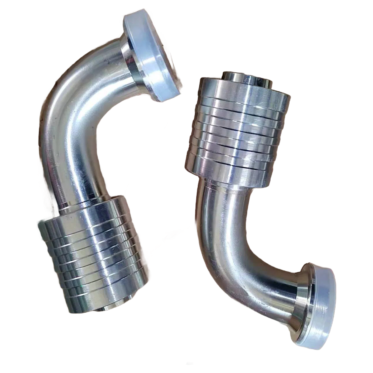90 Degree Elbow 6000 PSI Flange Terminal Hydraulic Hose Fittings for High Pressure Applications