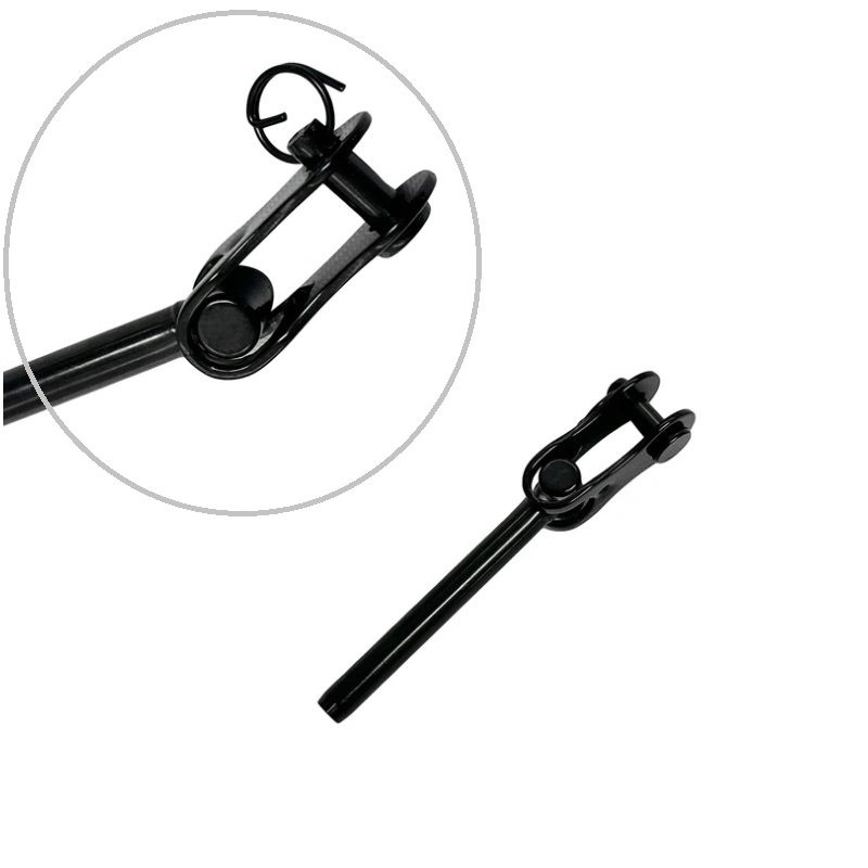 Corrosion-Resistant Cable Railing Components with Black/Silver Finish - Worldwide Shipping