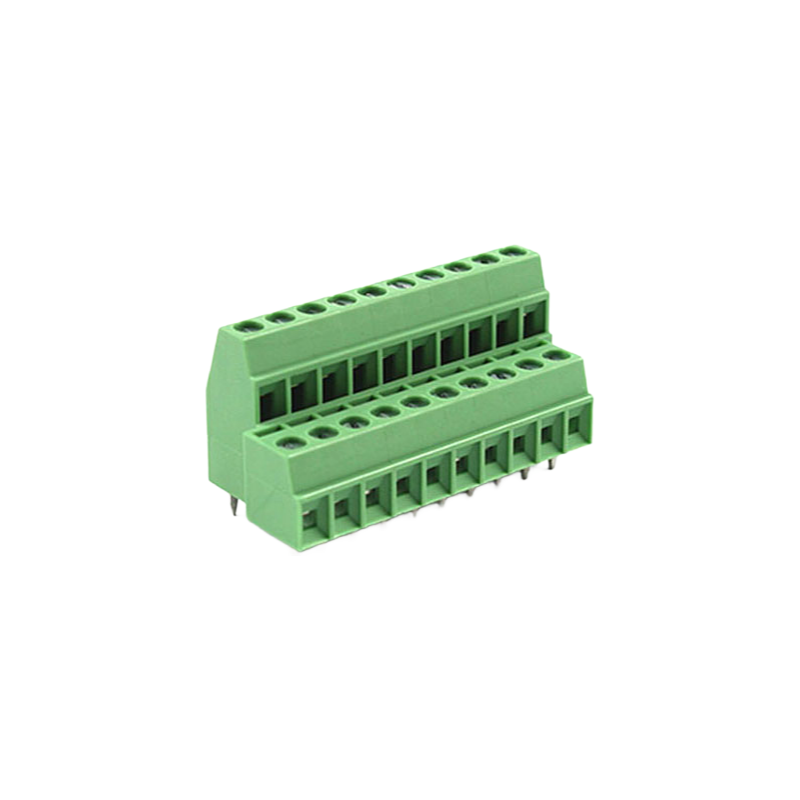 High Quality PA66 PCB Terminal Blocks 3.5mm Pitch with Brass Contacts for Electrical Connections