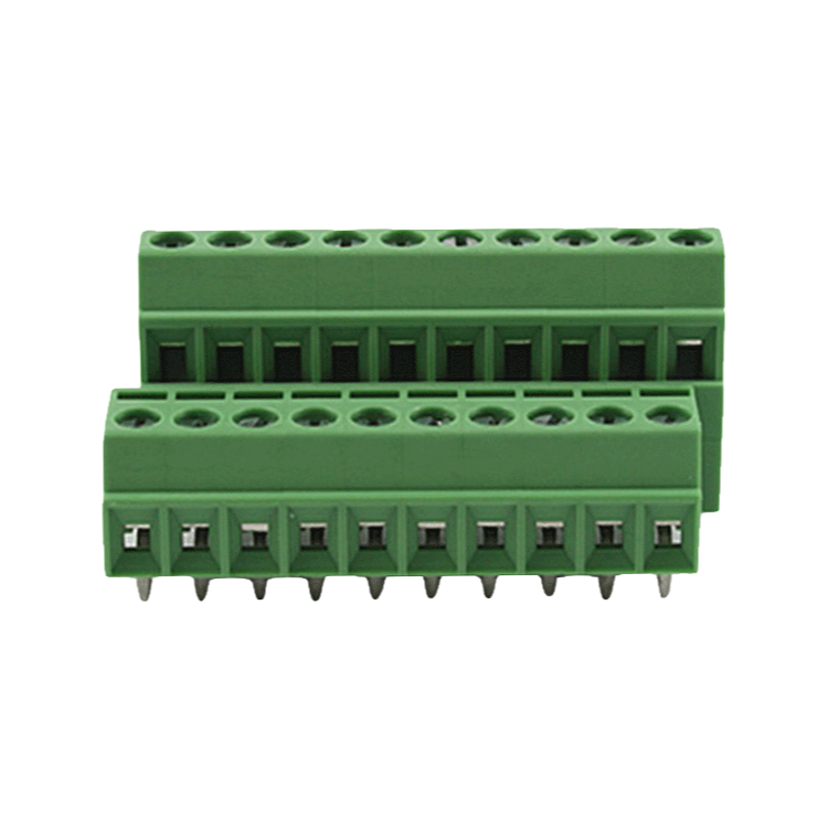 High Quality PA66 PCB Terminal Blocks 3.5mm Pitch with Brass Contacts for Electrical Connections