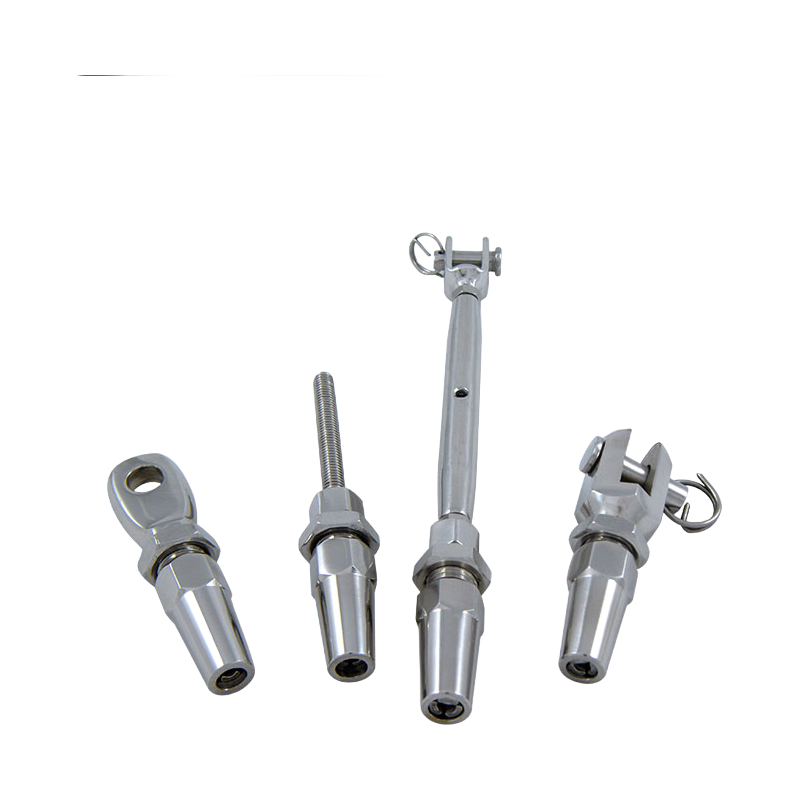 Durable 304/316 Stainless Steel Swage Eye Terminal for Sailboats and Cable Railings