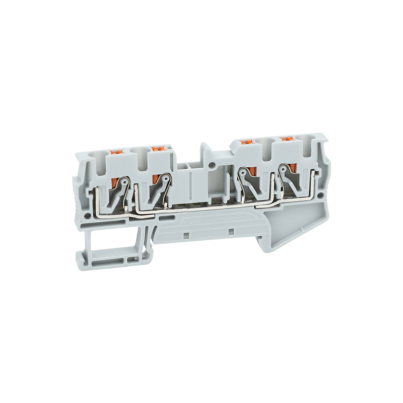 JPT 4 QUATTRO Push-in DIN Rail Terminal Block for Electrical Connections