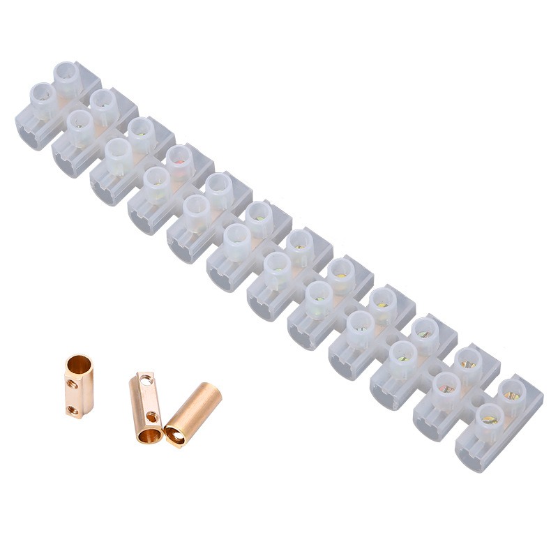 H Type 12-Pin 5A Plastic Terminal Block - High Quality Electrical Connector for Power Applications