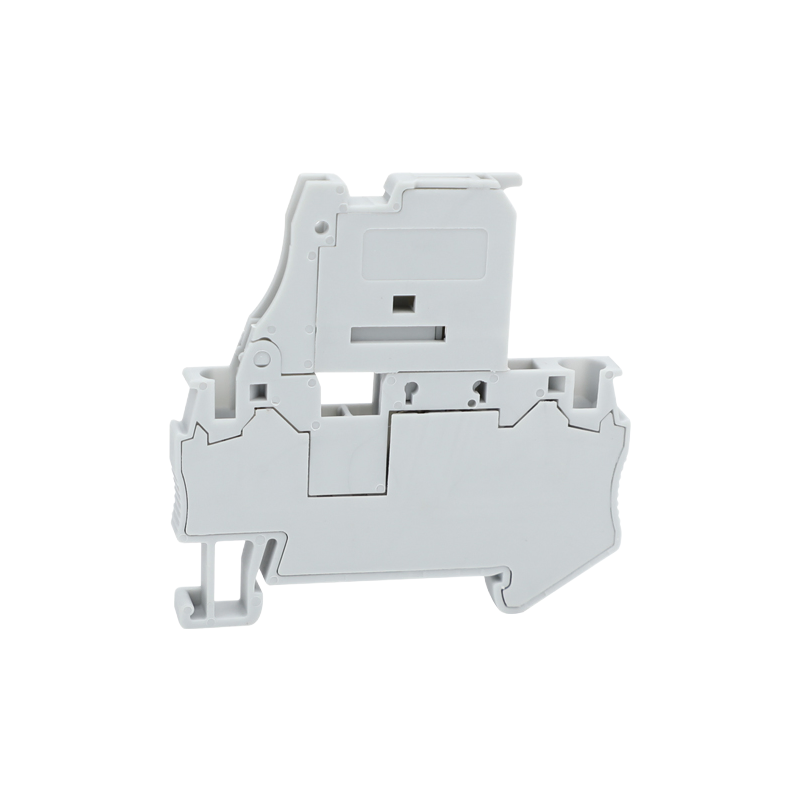 High-Quality DIN Rail Mount Fuse Terminal Block with Spring-Cage Connection - JST 4-HESI Model