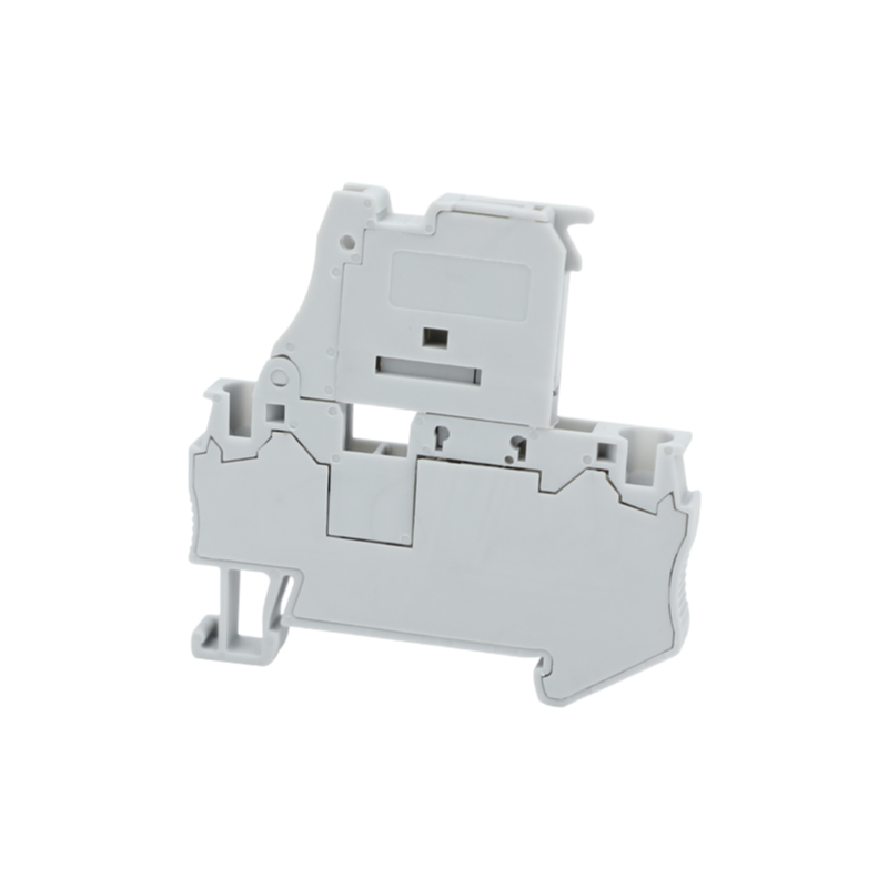 High-Quality DIN Rail Mount Fuse Terminal Block with Spring-Cage Connection - JST 4-HESI Model