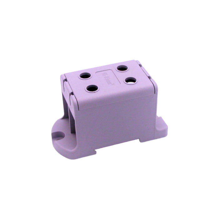 SNK-2-95 245A 2P High Current DIN Rail Terminal Block - CE Certified Nylon Aluminum Power Connector