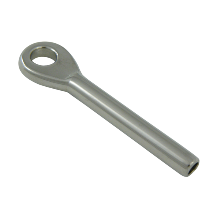 Polished Nickel White Swage Dome Head Terminal in M5 M6 M8 Sizes for Industrial Use