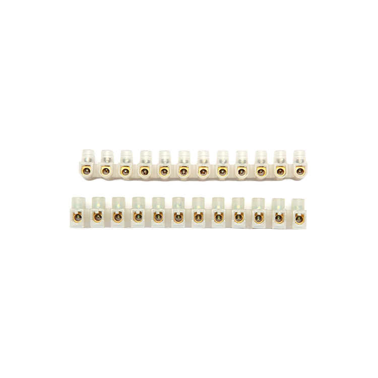 12 Way U Type Terminal Block - High Quality PE/PP/PA Material for PCB & Wiring Applications