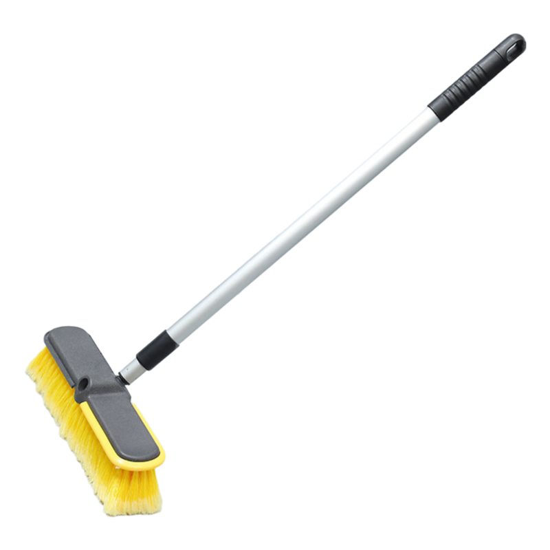Premium Detachable Car Wash Brush with Water Flow Function - Adjustable Length Cleaning Tool