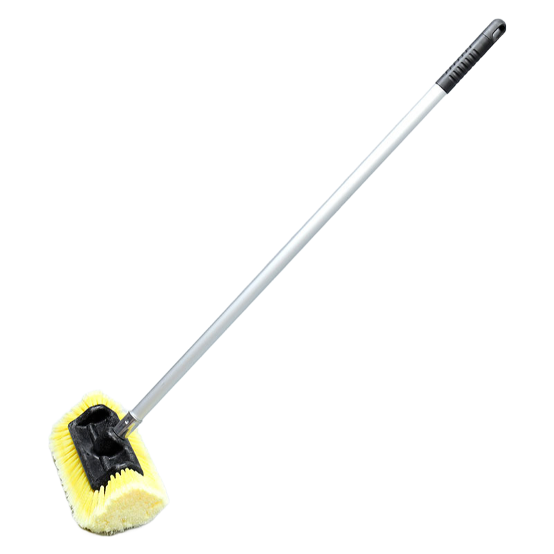 Premium Detachable Car Wash Brush with Water Flow Function - Adjustable Length Cleaning Tool