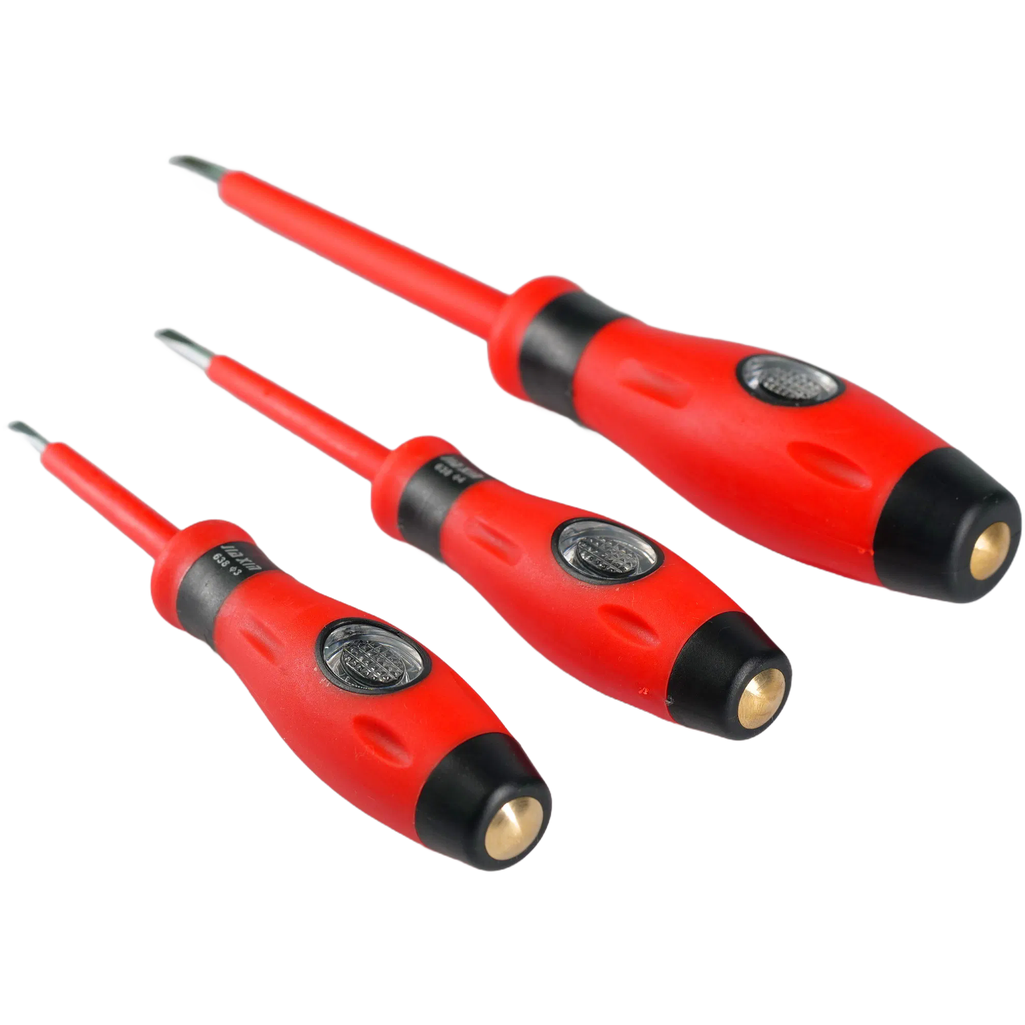 100-500V 3mm*65mm Insulated Voltage Tester Pencil & Electric Test Screwdriver