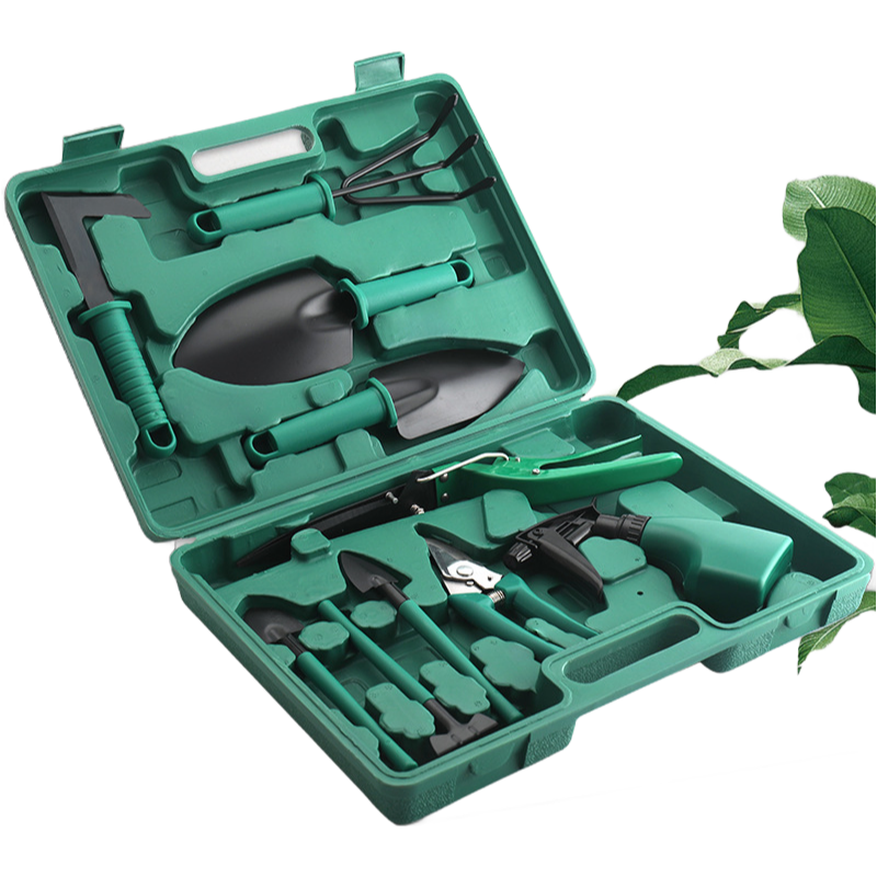 10PCS Heavy Duty Gardening Tools Set with Storage Bag - Stainless Steel Professional Garden Kit