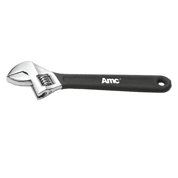 Professional Adjustable Wrench with Double Color Dipped Handle - AM17004 (6-18 Inch Sizes)