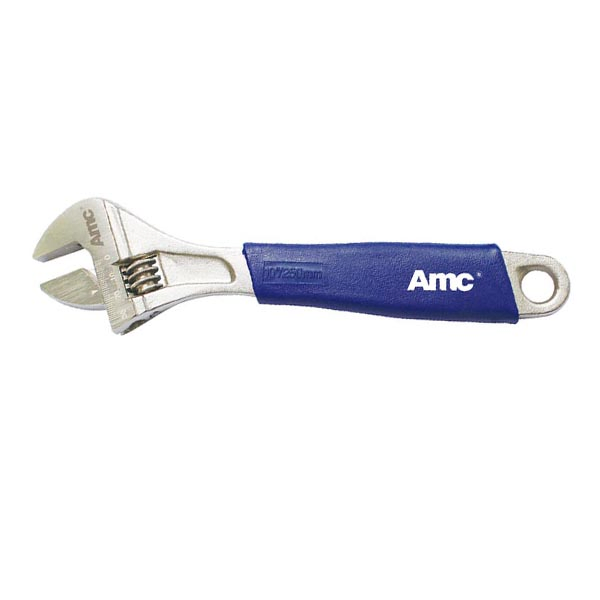Professional Adjustable Wrench with Double Color Dipped Handle - AM17004 (6-18 Inch Sizes)