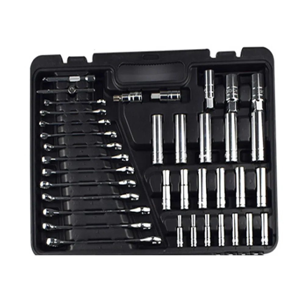 218 PCS Professional Automotive Tool Set - CR-V Steel Ratchet Sockets & Wrenches Kit for Car Motorcycle Bicycle Repair