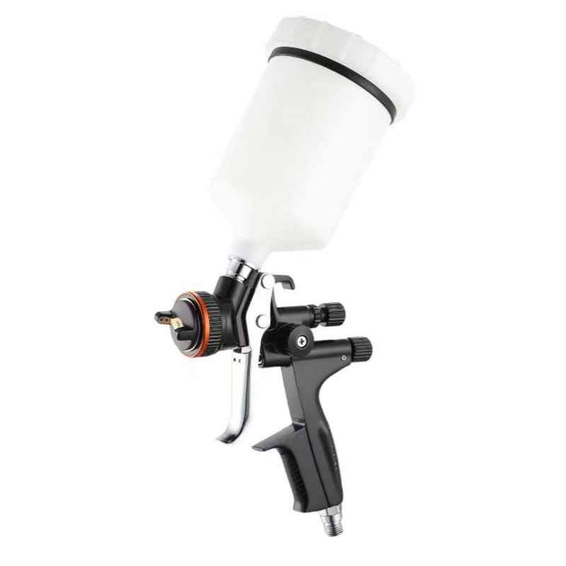 Professional LVMP Gravity Feed Spray Gun - High Performance Auto Paint Spray Tool with 600ml Cup
