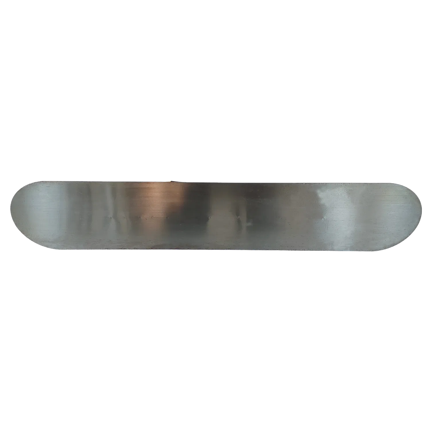 Premium Stainless Steel Concrete Trowel - 14"x4" Fully Rounded Plastering Tool for Professional Use