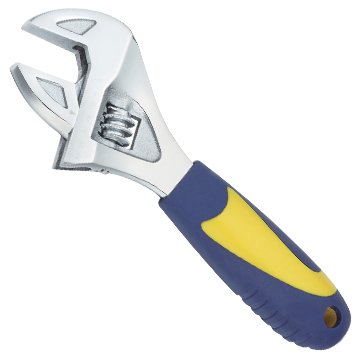 6''/8''/10''/12'' Adjustable Wrench Spanner - Heavy Duty Chrome Vanadium Hand Tool