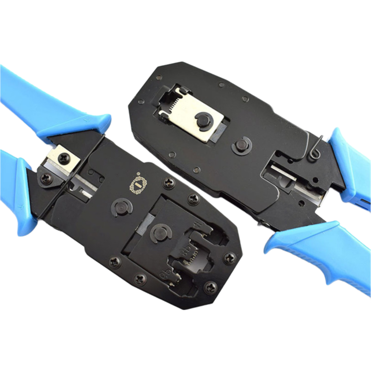 High-Quality 3-in-1 RJ45 RJ11 RJ12 Crimper Tool for Ethernet Cable Termination