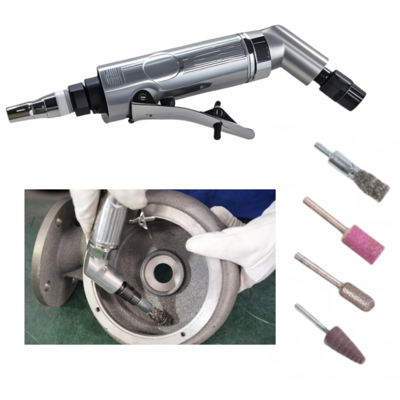 115 Degree Pneumatic Angle Die Grinder AAC20-115 for Metal Deburring and Grinding Industrial Use