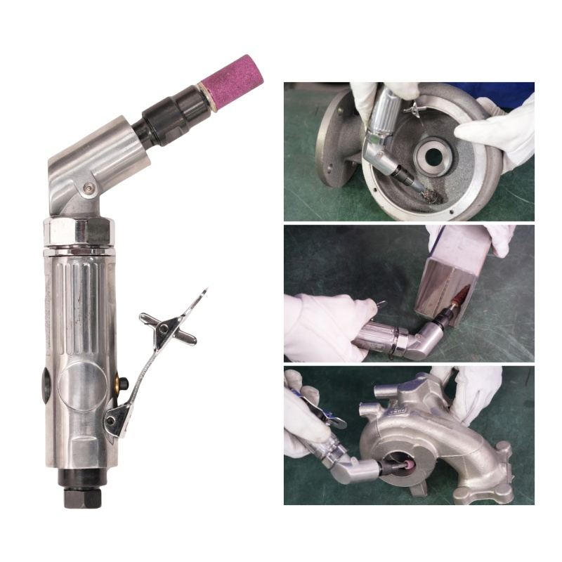 115 Degree Pneumatic Angle Die Grinder AAC20-115 for Metal Deburring and Grinding Industrial Use